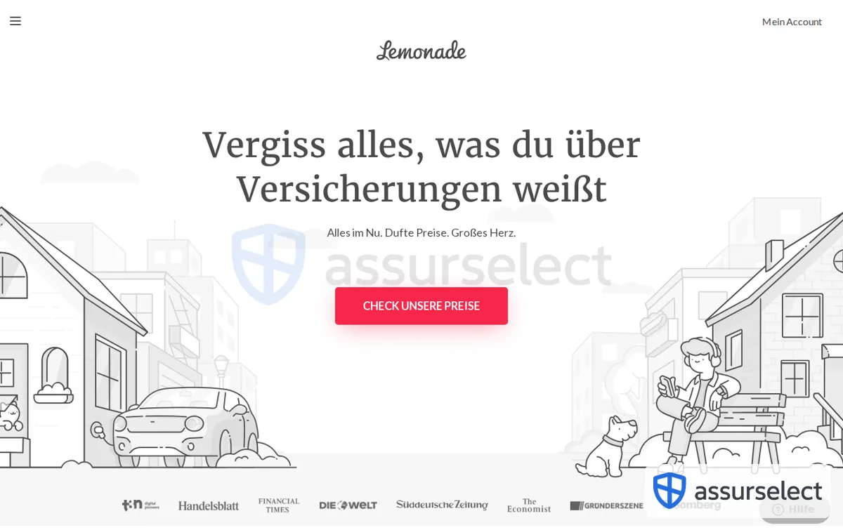 Capture : Lemonade Hausrat- & Privathaftpflichtversicherung | Schütz die Sachen, die du liebst